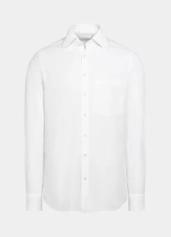 White Oxford Slim Fit Shirt -Suit Supply H6905 25