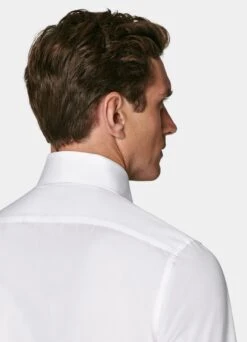 White Plissé Tailored Fit Tuxedo Shirt 15 White Plissé Tailored Fit Tuxedo Shirt -Suit Supply H7096 106