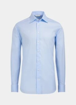 Light Blue Royal Oxford Slim Fit Shirt -Suit Supply H9304 25