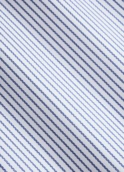 Navy Striped Royal Oxford Slim Fit Shirt 14 Navy Striped Royal Oxford Slim Fit Shirt -Suit Supply H9309 23