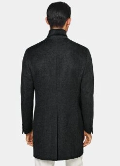 Dark Grey Overcoat -Suit Supply J1460 105