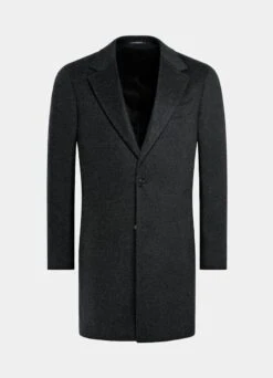 Dark Grey Overcoat -Suit Supply J1460 25