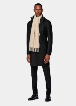 Black Overcoat -Suit Supply J812 108