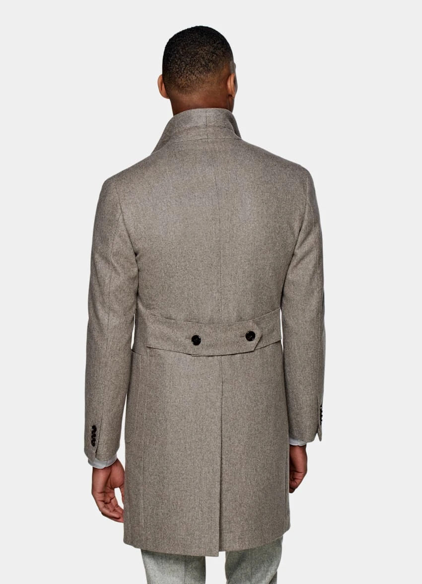 Taupe Overcoat 5 Taupe Overcoat - Image 5