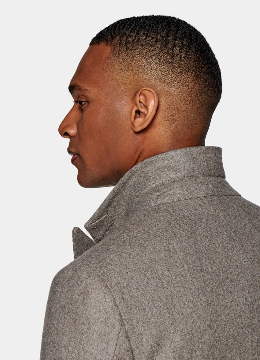 Taupe Overcoat 6 Taupe Overcoat - Image 6