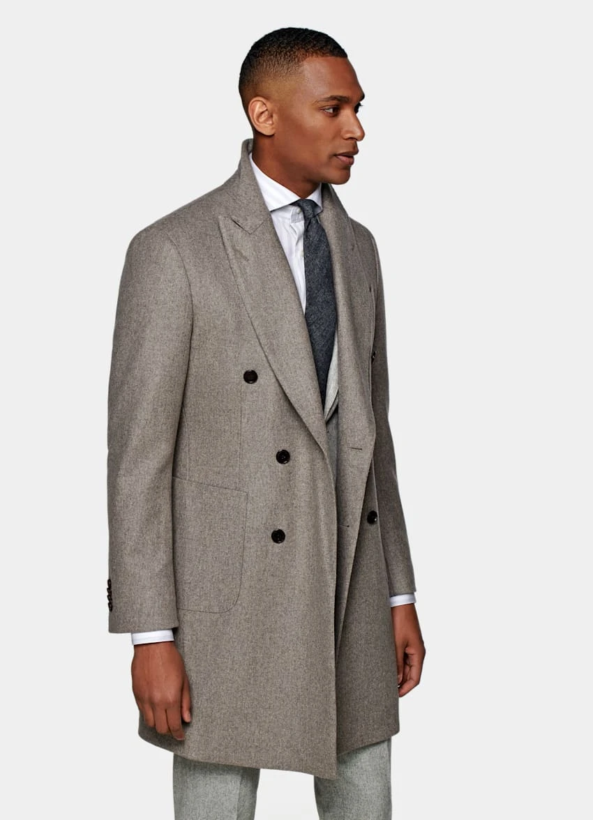 Taupe Overcoat 7 Taupe Overcoat - Image 7