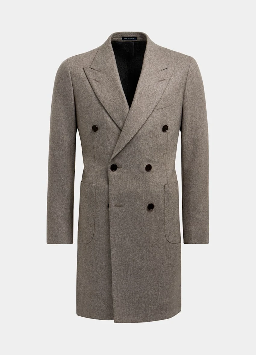 Taupe Overcoat 9 Taupe Overcoat - Image 9