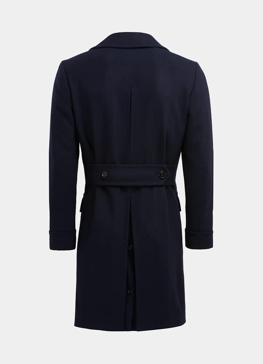 Navy Herringbone Polo Coat 9 Navy Herringbone Polo Coat - Image 9