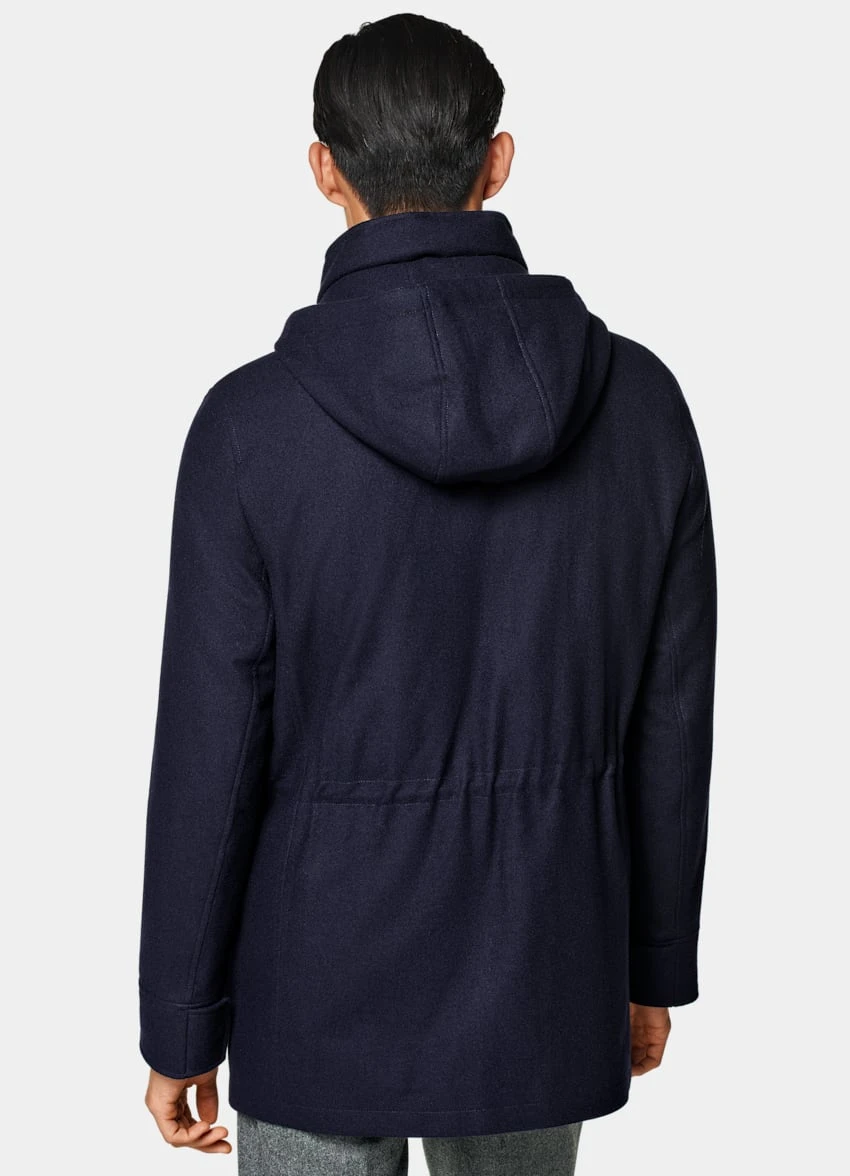Navy Padded Parka 5 Navy Padded Parka - Image 5