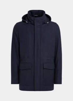 Navy Padded Parka 18 Navy Padded Parka -Suit Supply J831 25