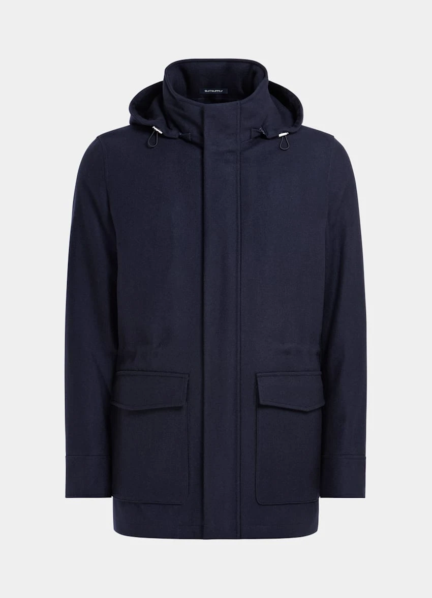 Navy Padded Parka 9 Navy Padded Parka - Image 9