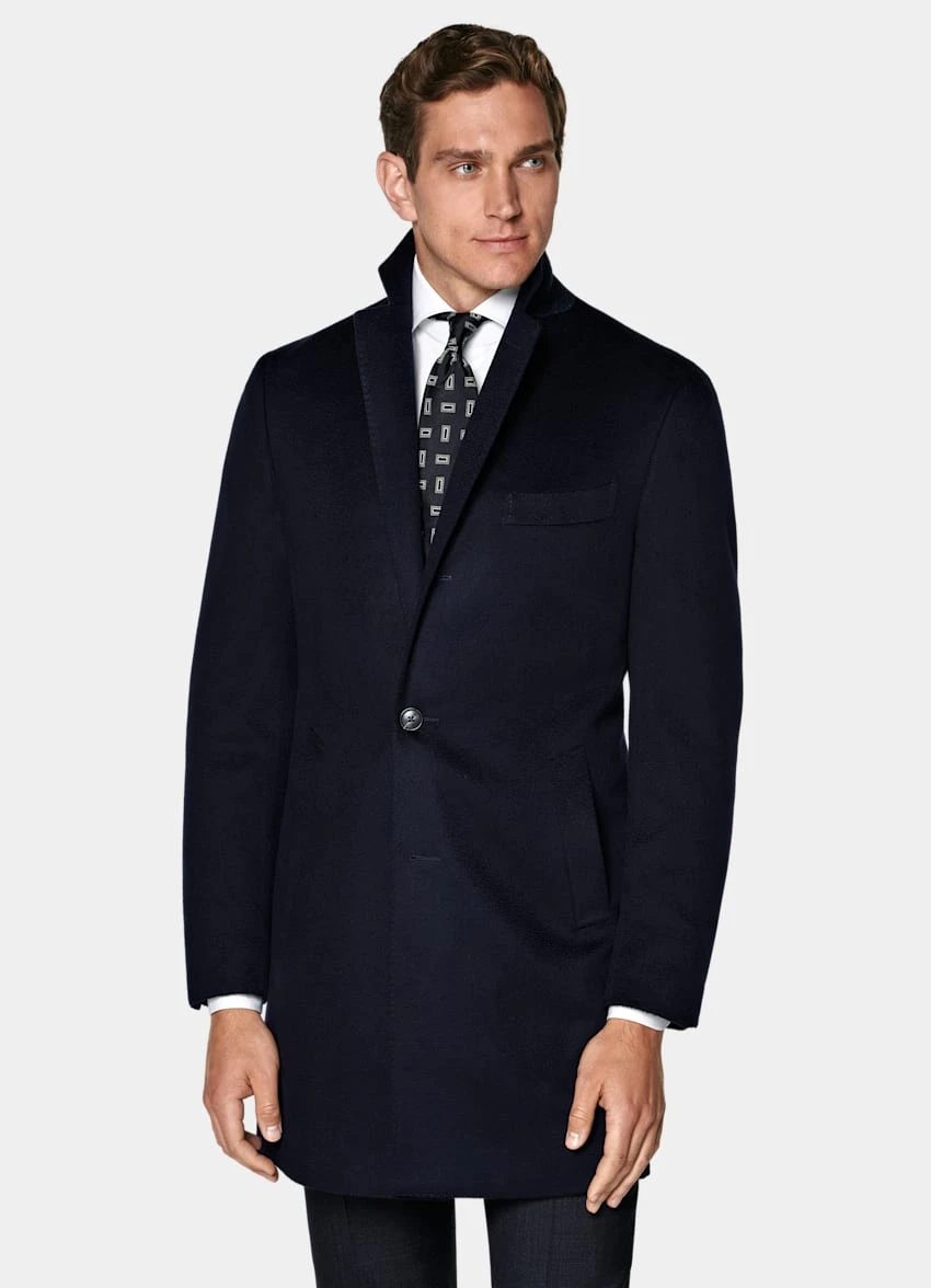 Navy Overcoat 2 Navy Overcoat - Image 2