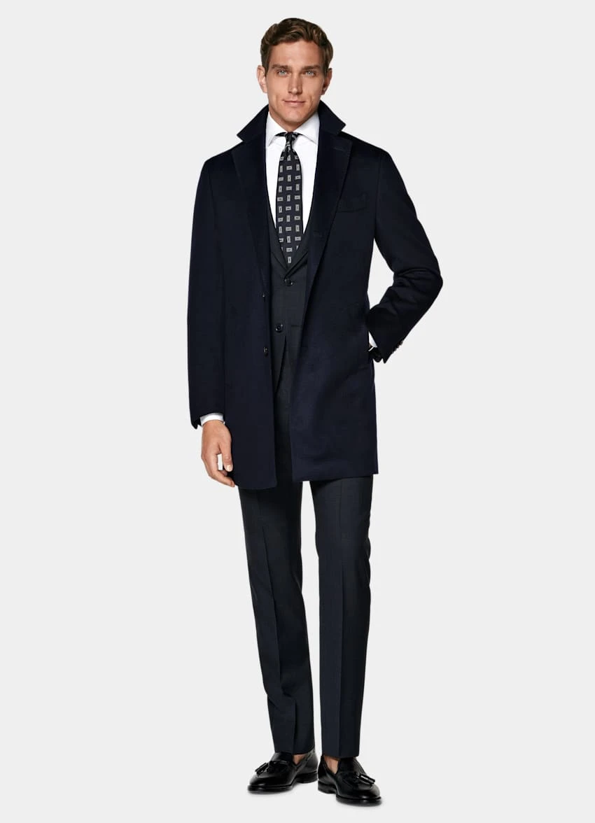 Navy Overcoat 4 Navy Overcoat - Image 4