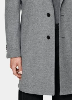 Light Grey Overcoat 11 Light Grey Overcoat -Suit Supply J845 103