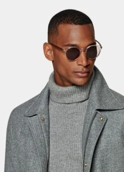 Light Grey Down Field Jacket