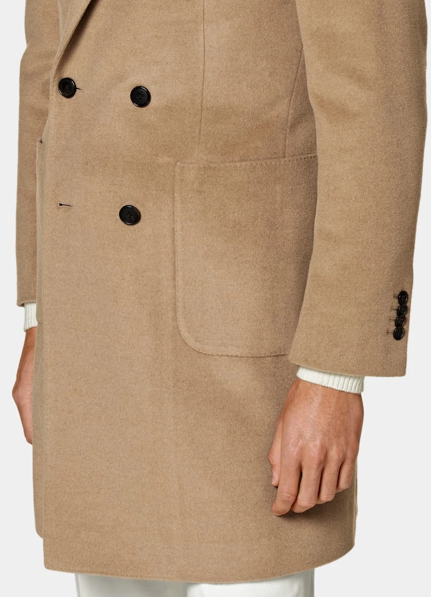Mid Brown Overcoat 3 Mid Brown Overcoat - Image 3