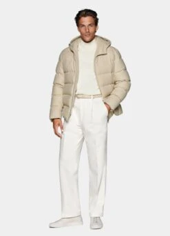 Light Brown Down Jacket 13 Light Brown Down Jacket -Suit Supply J933 104