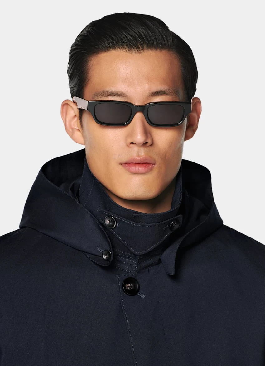 Navy Raincoat 1 Navy Raincoat