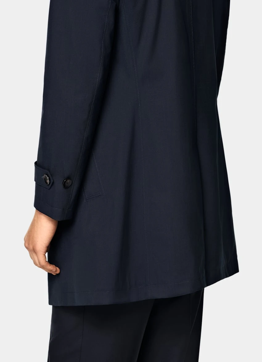 Navy Raincoat 3 Navy Raincoat - Image 3