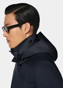 Navy Raincoat 14 Navy Raincoat -Suit Supply J937 106