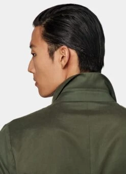 Dark Green Field Jacket 14 Dark Green Field Jacket -Suit Supply J939 126