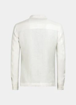 White Bomber Jacket -Suit Supply J944 26