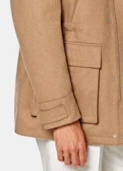 Mid Brown Down Field Jacket 10 Mid Brown Down Field Jacket -Suit Supply J950 133