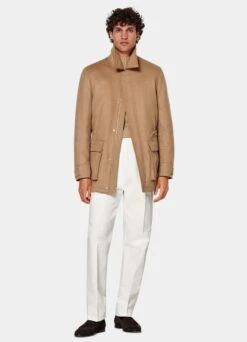 Mid Brown Down Field Jacket 11 Mid Brown Down Field Jacket -Suit Supply J950 134