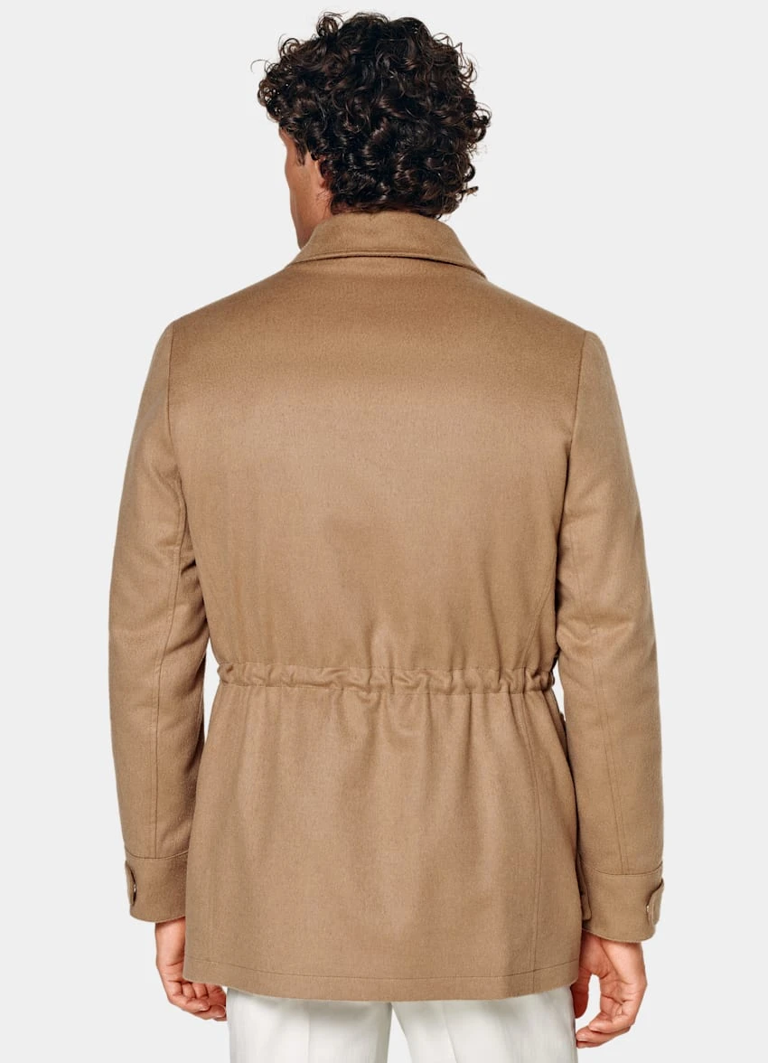 Mid Brown Down Field Jacket 5 Mid Brown Down Field Jacket - Image 5