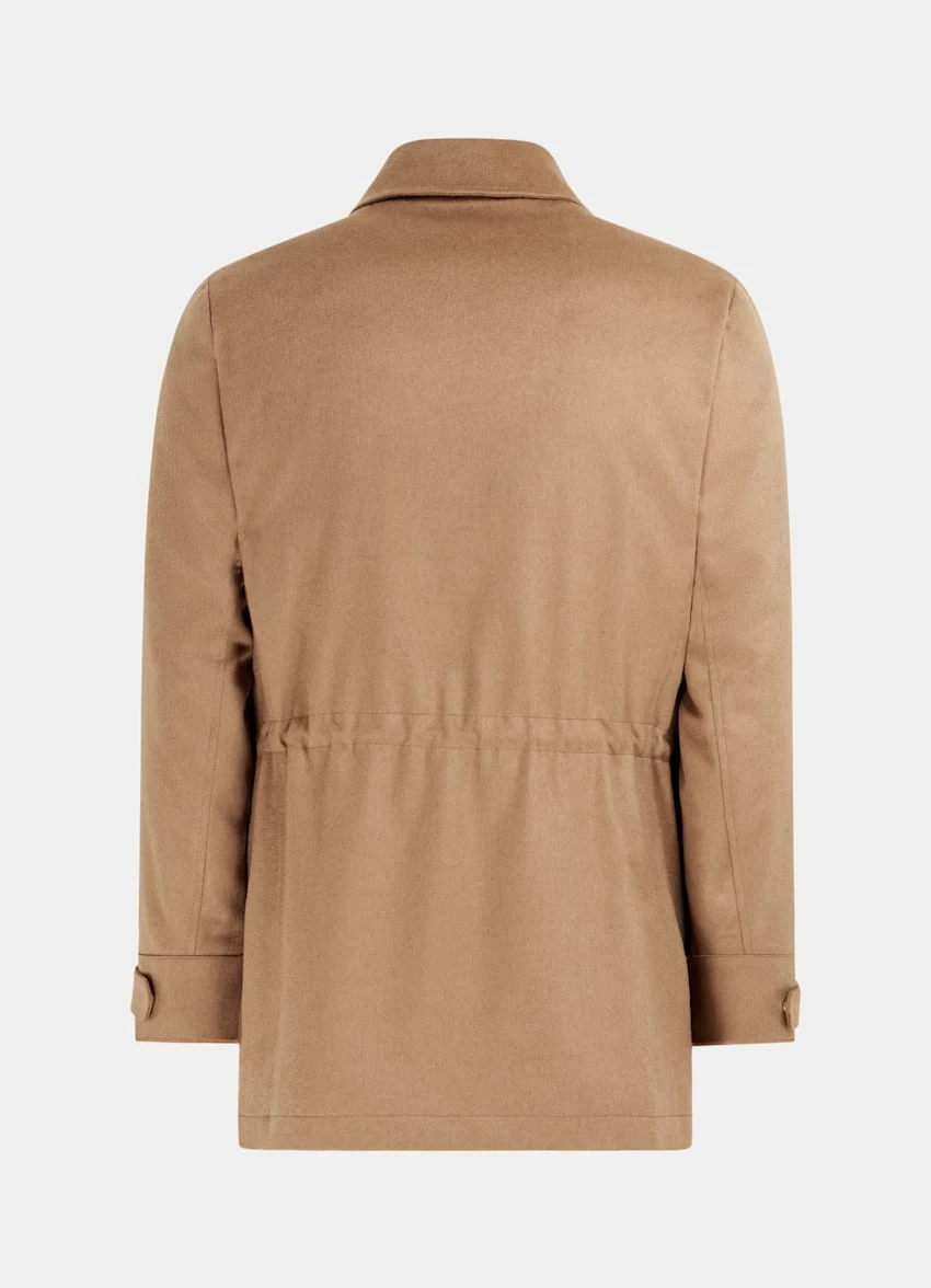 Mid Brown Down Field Jacket 8 Mid Brown Down Field Jacket - Image 8