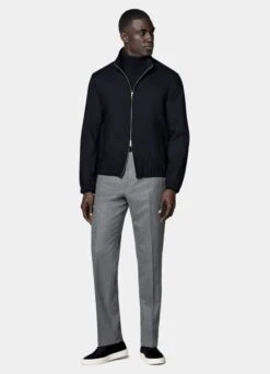 Navy Bomber Jacket -Suit Supply J953 104