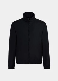 Navy Bomber Jacket -Suit Supply J953 25