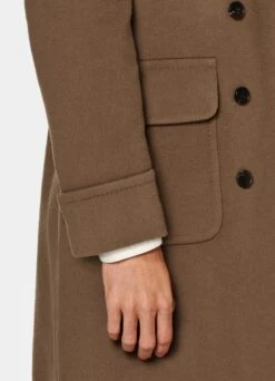 Mid Brown Polo Coat 11 Mid Brown Polo Coat -Suit Supply J961 103