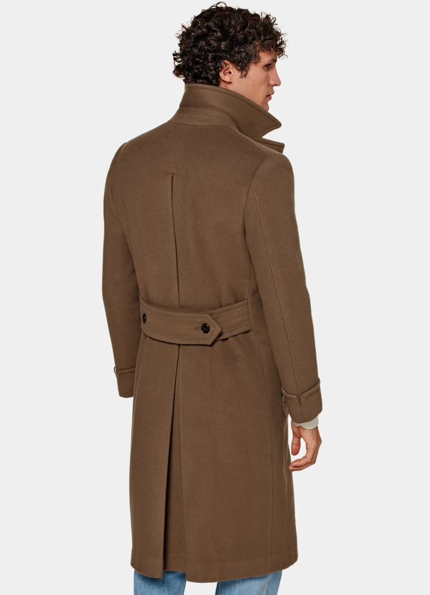 Mid Brown Polo Coat 5 Mid Brown Polo Coat - Image 5