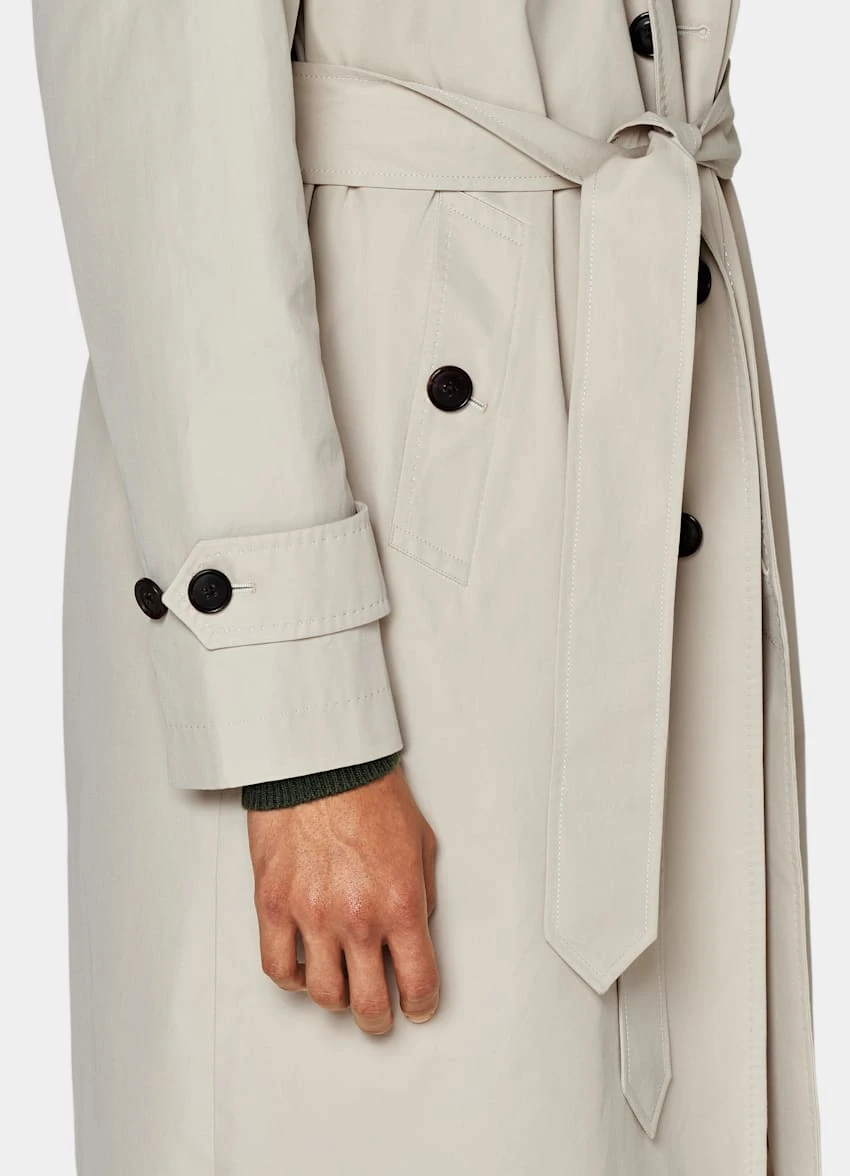 Sand Belted Trench Coat 3 Sand Belted Trench Coat - Image 3