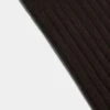 Dark Brown Ribbed Regular Socks