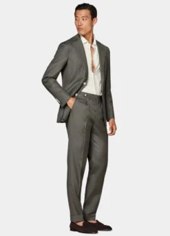 Mid Green Perennial Havana Suit 17 Mid Green Perennial Havana Suit -Suit Supply P6374 104