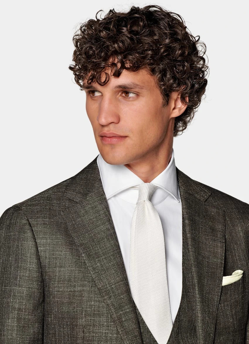 Dark Brown Three-Piece Havana Suit 1 Dark Brown Three-Piece Havana Suit