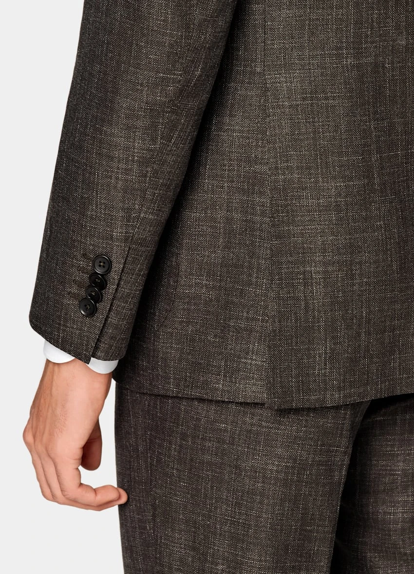 Dark Brown Three-Piece Havana Suit 4 Dark Brown Three-Piece Havana Suit - Image 4