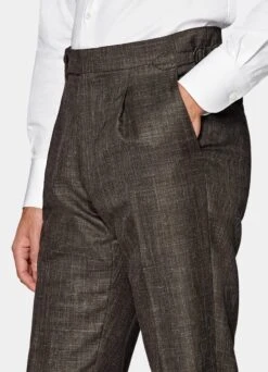 Dark Brown Three-Piece Havana Suit 19 Dark Brown Three-Piece Havana Suit -Suit Supply P6404 S 107