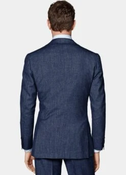 Mid Blue Three-Piece Havana Suit 18 Mid Blue Three-Piece Havana Suit -Suit Supply P6406 105