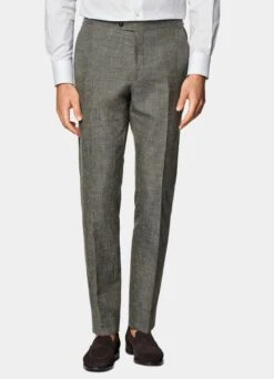 Mid Green Three-Piece Havana Suit -Suit Supply P6420 S 106