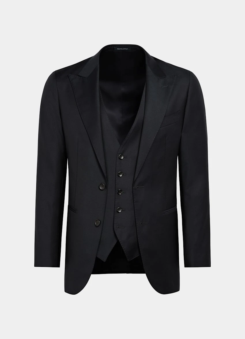 Navy Three-Piece Havana Suit 12 Navy Three-Piece Havana Suit - Image 12