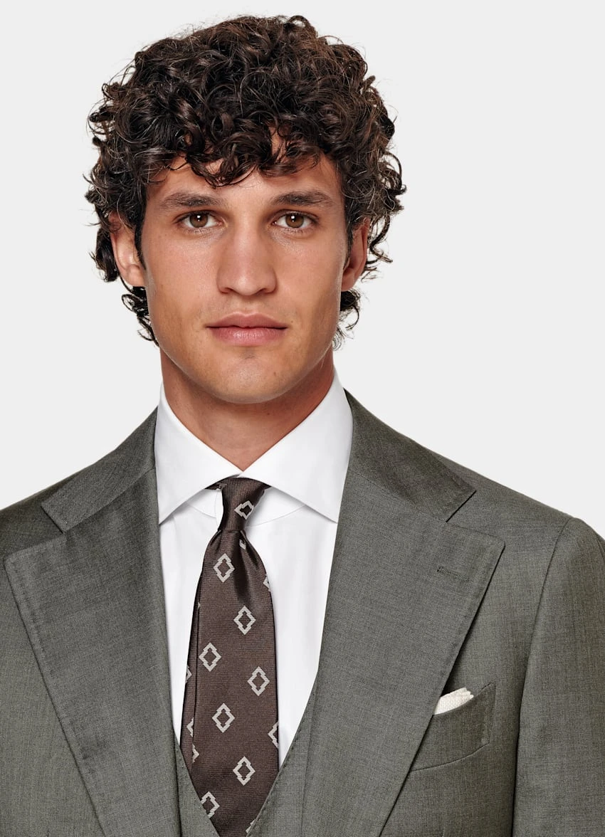 Dark Green Three-Piece Havana Suit 1 Dark Green Three-Piece Havana Suit