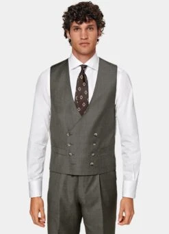 Dark Green Three-Piece Havana Suit 19 Dark Green Three-Piece Havana Suit -Suit Supply P6439 106