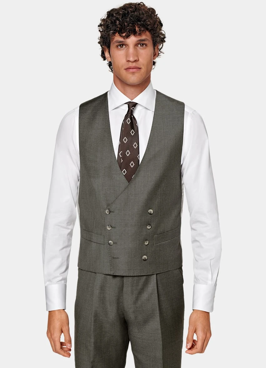 Dark Green Three-Piece Havana Suit 7 Dark Green Three-Piece Havana Suit - Image 7