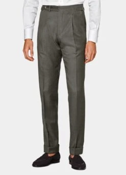 Dark Green Three-Piece Havana Suit 20 Dark Green Three-Piece Havana Suit -Suit Supply P6439 107