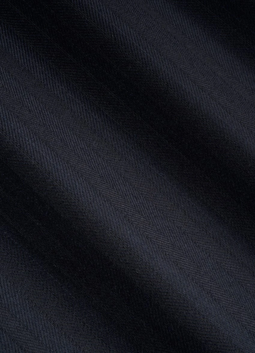 Navy Herringbone Havana Suit 10 Navy Herringbone Havana Suit - Image 10