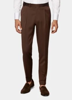 Dark Brown Herringbone Havana Suit 18 Dark Brown Herringbone Havana Suit -Suit Supply P6537 126