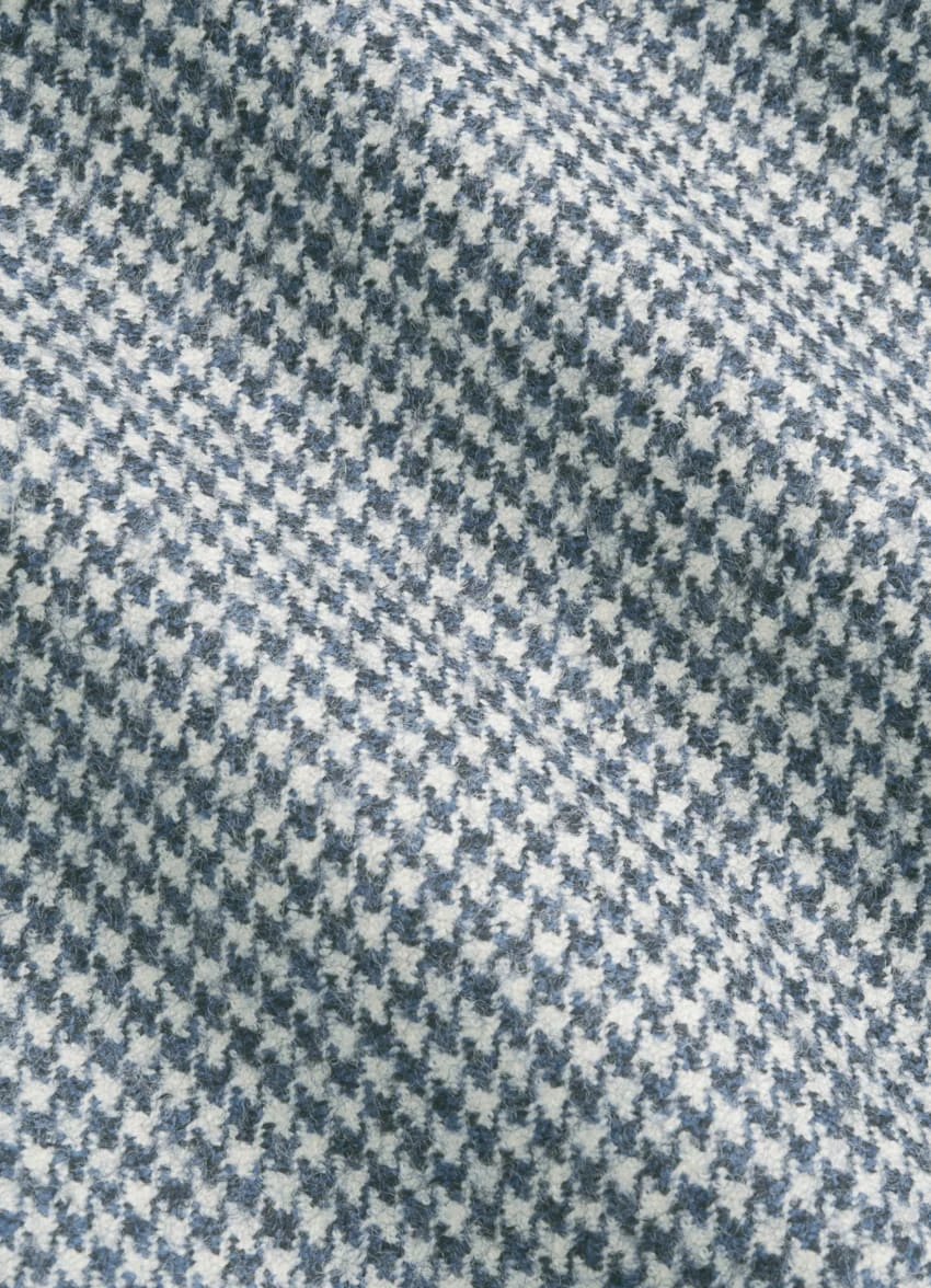 Light Blue Houndstooth Three-Piece Havana Suit 10 Light Blue Houndstooth Three-Piece Havana Suit - Image 10